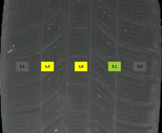 235/55 R18 WINTERREIFEN VW TIGUAN 5N 18 ZOLL ALUMINIUM KOMPLETTSATZ 5NA601025M - Bild 8
