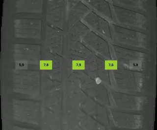 215/65 R17 99H WINTERREIFEN AUDI Q3 F3 17 ZOLL STAHL KOMPLETTSATZ 6-7MM - Bild 6