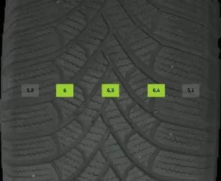 215/65 R17 103V WINTERREIFEN VW TIGUAN 5N (II) 17 ZOLL ALU KOMPLETTSATZ 3-5MM - Bild 6