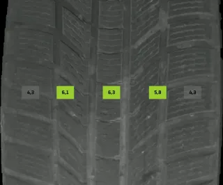 225/45 R18 95V WINTERREIFEN C-KLASSE W206 18 ZOLL ALU KOMPLETTSATZ 5-6MM - Bild 8