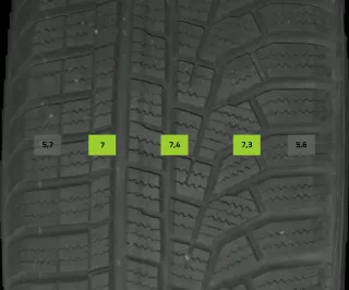 205/60 R16 92H WINTERREIFEN A-KLASSE W177 16 ZOLL ALU KOMPLETTSATZ 6MM - Bild 6