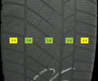 255/35 R19 96V WINTERREIFEN AUDI A5 8T 19 ZOLL ALU KOMPLETTSATZ 4-5MM - Bild 6