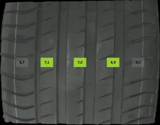 2x Sommerreifen 315/35 R20 110Y Triangle EffexSport DOT 4925 7mm - Bild 2