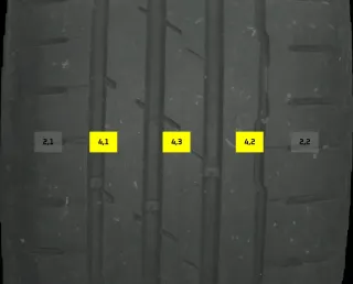 225/55 R17 101Y SOMMERREIFEN BMW 5ER G30 17 ZOLL ALUMINIUM KOMPLETTSATZ 3.43 MM - Bild 7
