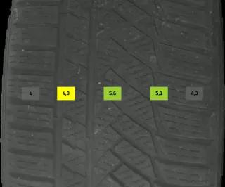 225/50 R17 94H Winterreifen AUDI A4 8W B9 17 Zoll Aluminium Komplettsatz 4-6mm - Bild 8