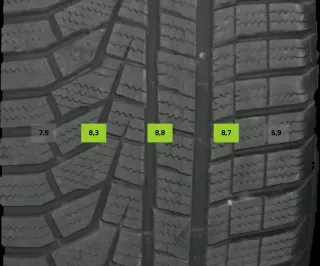 225/50 R17 98V WINTERREIFEN AUDI A4 8W B9 17 ZOLL ALUMINIUM KOMPLETTSATZ 8MM - Bild 5