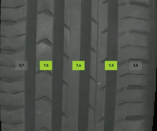 2x Sommerreifen 205/60 R16 96v Continental Premiumcontact 6 DOT 0325 5-6mm - Bild 1