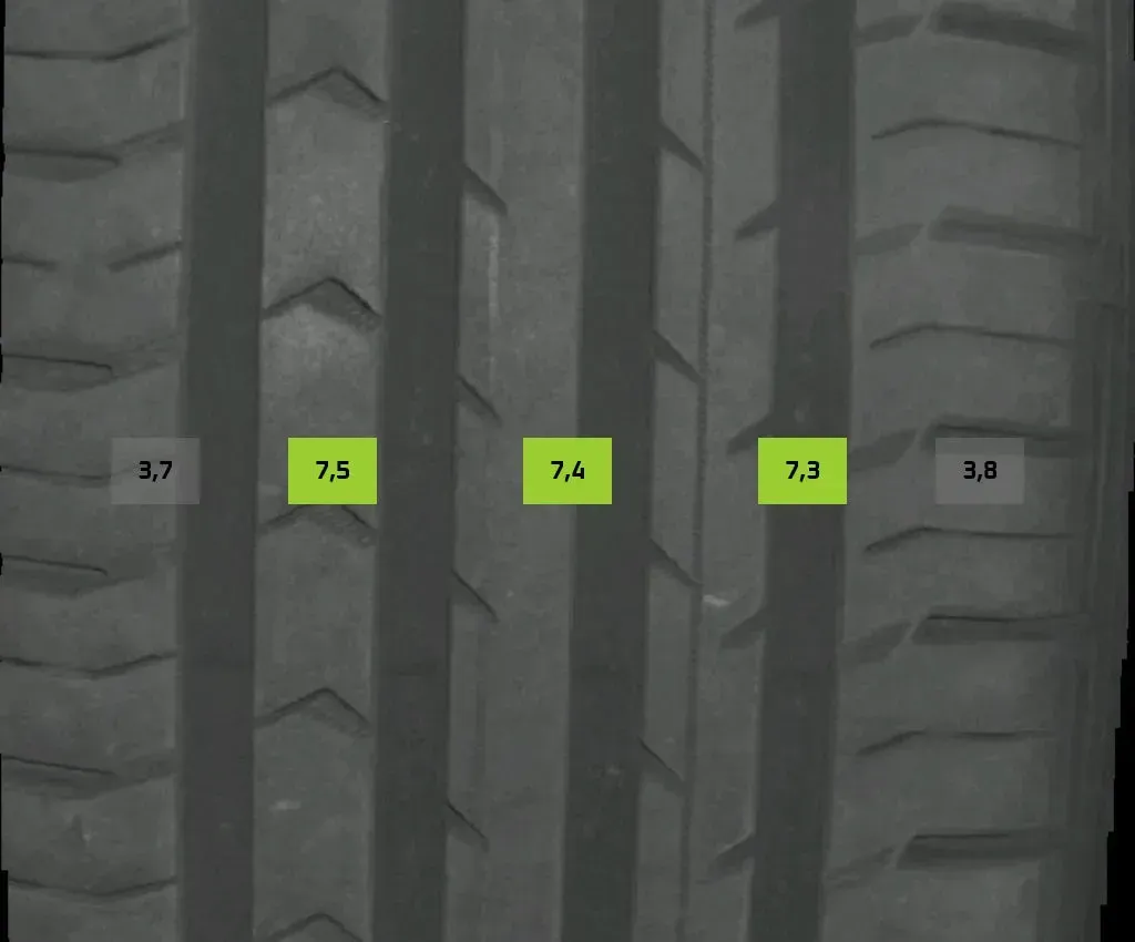 2x Sommerreifen 205/60 R16 96v Continental Premiumcontact 6 DOT 0325 5-6mm - Bild 1