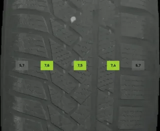 215/65 R17 99H WINTERREIFEN AUDI Q3 F3 17 ZOLL STAHL KOMPLETTSATZ 6-7MM - Bild 7