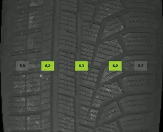 215/65 R17 99H WINTERREIFEN AUDI Q3 F3 17 ZOLL STAHL KOMPLETTSATZ 4-6MM - Bild 6