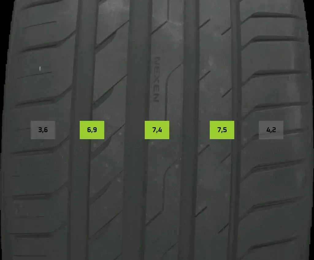 4x Sommerreifen 255/40 R21 102Y Nexen Nferasport DOT 0526 7mm - Bild 1