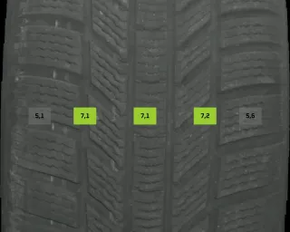 215/65 R17 99H WINTERREIFEN SKODA KODIAQ NS 17 ZOLL ALU KOMPLETTSATZ 5-6MM - Bild 7