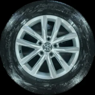 215/60 R16 SOMMERREIFEN VW PASSAT 3C 16 ZOLL ALUMINIUM KOMPLETTSATZ 3G0601025BM - Bild 1