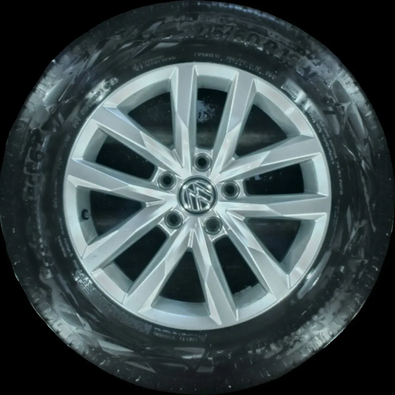 215/60 R16 SOMMERREIFEN VW PASSAT 3C 16 ZOLL ALUMINIUM KOMPLETTSATZ 3G0601025BM - Bild 1