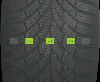 2x Winterreifen 225/50 R17 98V Continental Wintercontact DOT3422 7mm - Bild 2