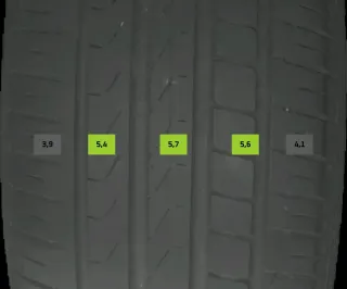 235/55 R19 105V SOMMERREIFEN VOLVO XC90 19 ZOLL ALU KOMPLETTRÄDER 4-5MM - Bild 6