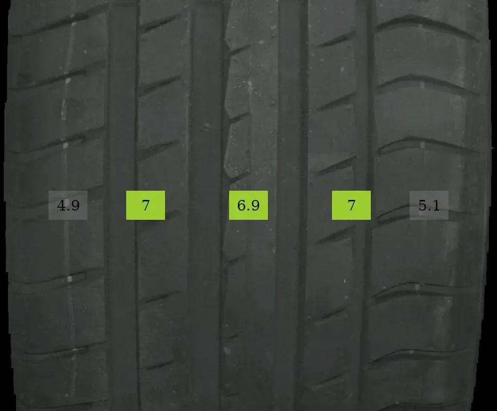 2x Sommerreifen 225/40 R19 93Y Triangle EffexSport DOT 2924 6-7mm - Bild 1
