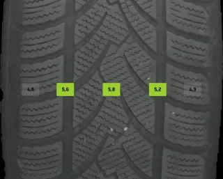 225/55 R17 101V WINTERREIFEN AUDI A3 GY 17 ZOLL ALU KOMPLETTSATZ 4-5MM - Bild 5