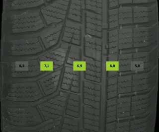 205/55 R17 91H WINTERREIFEN B-KLASSE W247 17 ZOLL ALU KOMPLETTSATZ 6MM - Bild 7