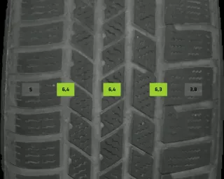 235/55 R19 101H WINTERREIFEN BLANKO 19 ZOLL ALUMINIUM KOMPLETTSATZ 6MM - Bild 17
