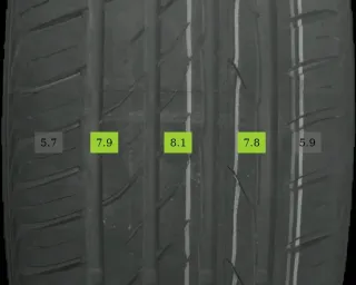 225/55 R17 101Y SOMMERREIFEN V-KLASSE W447 17 ZOLL ALU KOMPLETTSATZ 7MM - Bild 5