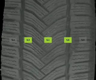 4x Ganzjahrreifen 225/55 R17 109H Aplus ASV 909 DOT 4724 6mm - Bild 2