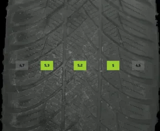 225/55 R18 102V WINTERREIFEN AUDI A6 4K 18 ZOLL ALUMINIUM KOMPLETTSATZ 4-5MM - Bild 6