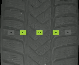 225/45 R18 95H WINTERREIFEN MERCEDES C-KLASSE W205 18 ZOLL ALU KOMPLETTSATZ 5MM - Bild 6