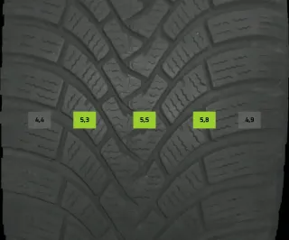 225/50 R17 98V WINTERREIFEN SEAT ATECA 5FP 17 ZOLL ALU KOMPLETTSATZ 5MM - Bild 5