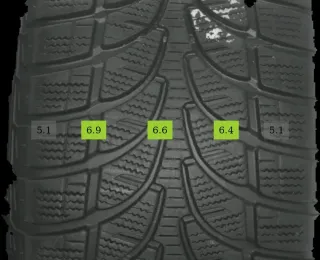 235/60 R18 103H WINTERREIFEN MB GLC W253 18 ZOLL ALUMINIUM KOMPLETTSATZ 5-6MM - Bild 6