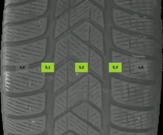 235/60 R18 103H WINTERREIFEN GLC W253 18 ZOLL ALUMINIUM KOMPLETTSATZ 4-5MM - Bild 6