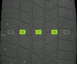 255/55 R19 111H WINTERREIFEN VW TOUAREG III CR 19 ZOLL ALU KOMPLETTSATZ 5-6MM - Bild 5