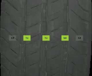 215/65 R16 SOMMERREIFEN OPEL VIVARO 16 ZOLL STAHL KOMPLETTSATZ 5MM - Bild 5
