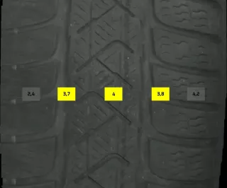 215/55 R17 WINTERREIFEN VW PASSAT 3G 17 ZOLL ALUMINIUM KOMPLETTSATZ 3G0601025C - Bild 8