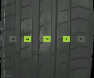 4x Sommerreifen 245/45 R19 102Y Triangle EffeXsport DOT 3625 7mm - Bild 4