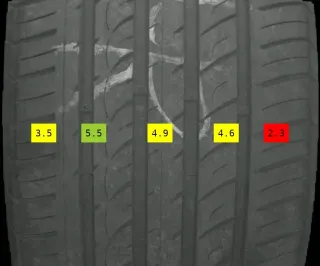 275/40 R18 103Y Sommerreifen Radar  4mm DOT 0123 - 2 REIFEN - Bild 2