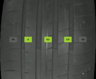4x Sommerreifen 245/40 R19 94W Goodyear Eagle F1 DOT 22 4-5mm - Bild 2