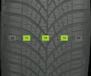 205/60 R16 92H WINTERREIFEN B-KLASSE W247 16 ZOLL ALU KOMPLETTSATZ 6MM - Bild 7