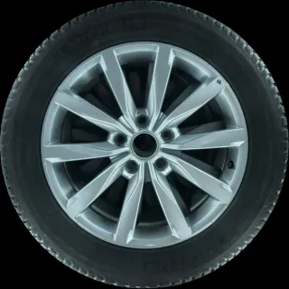 215/55 R17 94V WINTERREIFEN VW T-ROC 17 ZOLL ALUMINIUM KOMPLETTSATZ 5G0601025K - Bild 4