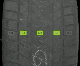 255/40 R21 102V WINTERREIFEN MERCEDES GLC 204X 21 ZOLL ALU KOMPLETTSATZ 5-6MM - Bild 6