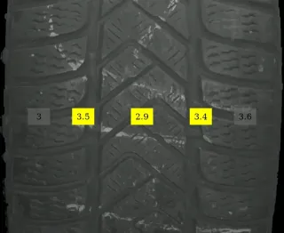 235/40 R18 95V WINTERREIFEN AMGA-KLASSE W176 18 ZOLL ALU KOMPLETTSATZ A176401080 - Bild 5