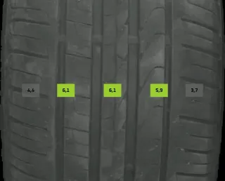 225/50 R17 94H SOMMERREIFEN AUDI A4 8W B9 17 ZOLL ALU KOMPLETTRÄDER 8W0601025C - Bild 5