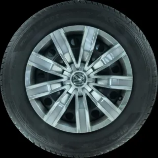215/65 R17 99H WINTERREIFEN VW TIGUAN 5N 17 ZOLL STAHL KOMPLETTSATZ 5-6MM - Bild 2