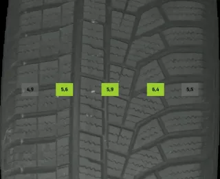 205/60 R16 92H WINTERREIFEN A-KLASSE W177 16 ZOLL ALU KOMPLETTSATZ 4-5MM - Bild 6