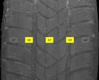 235/60 R18 103H WINTERREIFEN GLC W253 18 ZOLL ALUMINIUM KOMPLETTSATZ 4MM - Bild 7