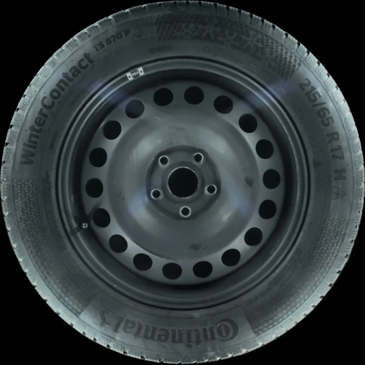215/65 R17 99H WINTERREIFEN VW TIGUAN 5N (II) 17 ZOLL STAHL KOMPLETTSATZ 5-6MM - Bild 1