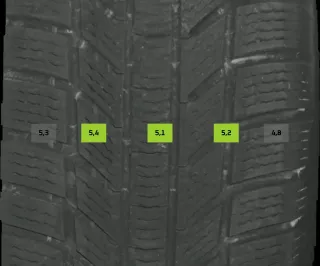 215/65 R17 99H WINTERREIFEN VW TIGUAN 5N (II) 17 ZOLL STAHL KOMPLETTSATZ 5-6MM - Bild 5
