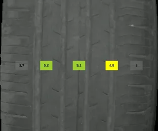 225/60 R17 99Y SOMMERREIFEN AUDI A6 4K 17 ZOLL ALUMINIUM KOMPLETTSATZ 4-5MM - Bild 8