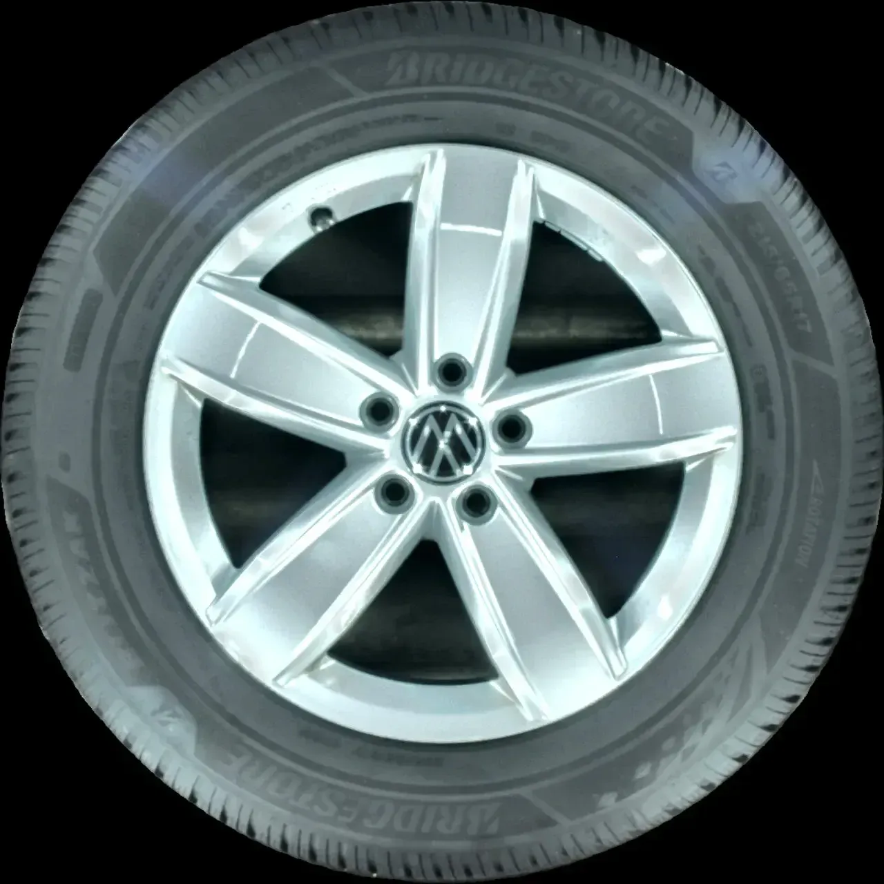 215/65 R17 103V WINTERREIFEN VW TIGUAN 5N (II) 17 ZOLL ALU KOMPLETTSATZ 3-5MM - Bild 1