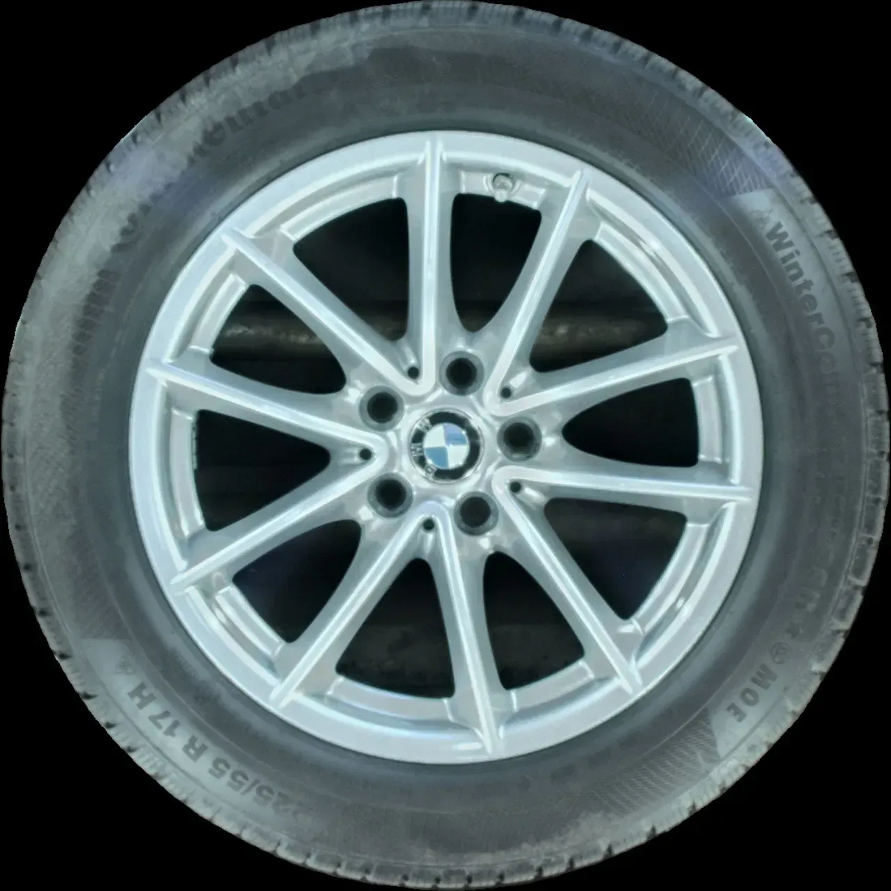 225/55 R17 97H WINTERREIFEN BMW 5ER G30 17 ZOLL ALU KOMPLETTSATZ 6-7MM - Bild 1